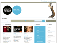 Tablet Screenshot of agenda-venezia.org